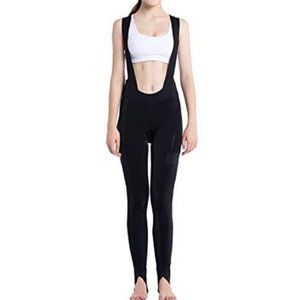 RION Pro Cycling Pants XXL Women's Winter Thermal Padded Bib Tights Steed-GAB